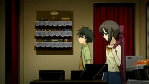 Rating: Safe Score: 0 Tags: 1boy 1girl black_eyes black_hair glasses human image indoors kashiwaba_tomoe pair sakurada_jun screenshot sitting User: admin