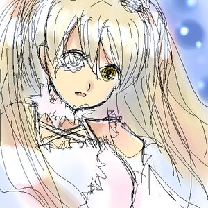 Rating: Safe Score: 0 Tags: 1girl eyebrows_visible_through_hair fur_trim hair_between_eyes image kirakishou long_hair long_sleeves oekaki open_mouth solo upper_body yellow_eyes User: admin