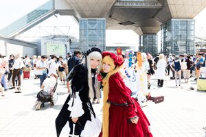 Rating: Safe Score: 0 Tags: 6+boys 6+girls black_hair blonde_hair brown_hair city dress everyone eyepatch fence flower frills hat japanese_clothes long_hair multiple_boys multiple_cosplay multiple_girls skirt tagme User: admin