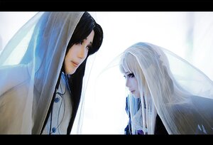 Rating: Safe Score: 0 Tags: 2girls bangs black_hair blonde_hair bridal_veil closed_mouth curtains kakizaki_megu letterboxed lips long_hair multiple_girls profile solo striped suigintou upper_body veil User: admin