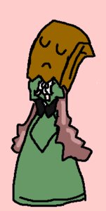 Rating: Safe Score: 0 Tags: blonde_hair dress green_dress image pink_background simple_background solo standing suiseiseki User: admin