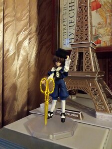 Rating: Safe Score: 0 Tags: 1girl brown_hair chain clock doll gloves hat long_sleeves pocket_watch shoes short_hair solo souseiseki User: admin