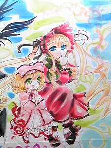 Rating: Safe Score: 0 Tags: 2girls blonde_hair blue_eyes bow cup dress hat hina_ichigo hinaichigo image long_hair long_sleeves looking_at_viewer multiple_girls pair pink_bow red_dress shinku shoes sitting smile tea teacup traditional_media very_long_hair wings User: admin