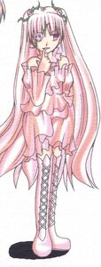 Rating: Safe Score: 0 Tags: 1girl boots detached_sleeves dress full_body hair_ornament hatsune_miku image kirakishou knee_boots long_hair pink_eyes pink_hair solo standing very_long_hair User: admin