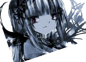 Rating: Safe Score: 0 Tags: 1girl bangs blunt_bangs closed_mouth eyebrows_visible_through_hair flower image long_hair looking_at_viewer ribbon simple_background solo suigintou white_background User: admin