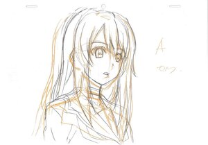 Rating: Safe Score: 0 Tags: 1girl diagonal_stripes eyebrows_visible_through_hair image long_hair monochrome ponytail portrait school_uniform serafuku simple_background sketch solo striped suigintou white_background User: admin