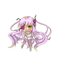 Rating: Safe Score: 0 Tags: 1girl bare_shoulders blush chibi dress eyepatch flower hair_flower image kirakishou long_hair rose smile solo thorns very_long_hair vines yellow_eyes User: admin