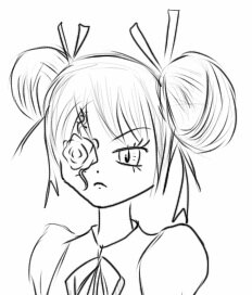 Rating: Safe Score: 0 Tags: 1girl double_bun flower greyscale hair_rings image kirakishou monochrome rose solo white_background User: admin