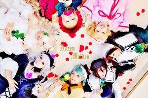 Rating: Safe Score: 0 Tags: 6+girls blonde_hair brown_hair closed_eyes dress flower hat long_hair multiple_boys multiple_cosplay multiple_girls ribbon rose short_hair souseiseki suigintou tagme white_hair User: admin