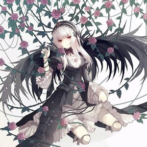 Rating: Safe Score: 0 Tags: 1girl black_rose blue_rose dress flower gothic_lolita hairband image lolita_fashion long_hair pink_eyes pink_flower pink_rose plant purple_flower purple_rose red_eyes red_flower red_rose rose solo suigintou thorns vines white_rose wings yellow_flower yellow_rose User: admin