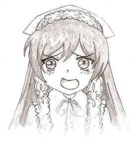 Rating: Safe Score: 0 Tags: 1girl :d auto_tagged bangs blush eyebrows_visible_through_hair greyscale hair_between_eyes image long_hair looking_at_viewer monochrome open_mouth simple_background smile solo suiseiseki white_background User: admin