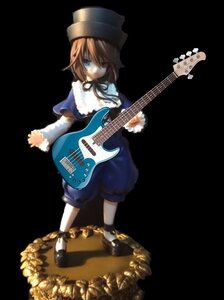 Rating: Safe Score: 0 Tags: 1girl blue_eyes brown_hair doll electric_guitar full_body guitar hat holding_instrument instrument music playing_instrument short_hair solo souseiseki User: admin