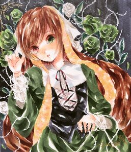 Rating: Safe Score: 0 Tags: 1girl black_rose brown_hair dress flower green_dress green_eyes heterochromia image long_hair long_sleeves pink_rose plant red_eyes red_rose rose short_hair solo souseiseki suiseiseki thorns vines white_flower white_rose yellow_flower yellow_rose User: admin