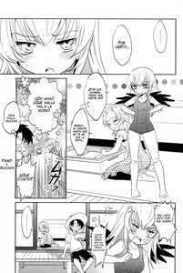 Rating: Safe Score: 0 Tags: ... 1boy 1girl anger_vein blush comic doujinshi doujinshi_#6 english_text greyscale image monochrome multiple multiple_girls spoken_ellipsis wings User: admin