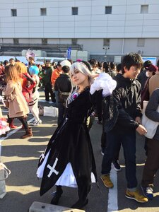 Rating: Safe Score: 0 Tags: 6+boys black_hair hat jacket long_hair multiple_boys multiple_girls pants solo standing suigintou User: admin