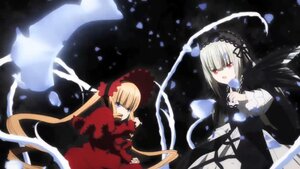 Rating: Safe Score: 0 Tags: 2girls black_wings blonde_hair blue_eyes bow dress flower hairband image long_hair long_sleeves multiple_girls pair petals red_dress red_eyes shinku silver_hair suigintou twintails very_long_hair wings User: admin