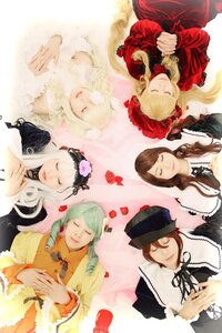 Rating: Safe Score: 0 Tags: 6+girls blonde_hair bonnet bow brown_hair closed_eyes dress drill_hair flower green_hair hair_ornament hands_clasped hat kanaria long_hair long_sleeves mini_hat multiple_cosplay multiple_girls own_hands_together rose shinku siblings sisters souseiseki suigintou tagme top_hat twins User: admin
