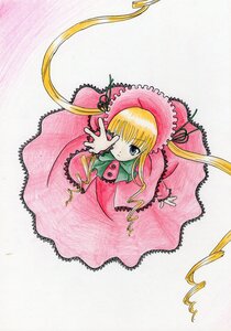 Rating: Safe Score: 0 Tags: 1girl auto_tagged blonde_hair blue_eyes bonnet bow bowtie dress flower frills full_body image long_hair long_sleeves looking_at_viewer one_eye_closed red_dress shinku simple_background solo twintails very_long_hair User: admin
