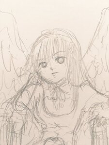 Rating: Safe Score: 0 Tags: 1girl akemi_homura bow choker greyscale hairband image long_hair monochrome sketch solo suigintou traditional_media upper_body User: admin