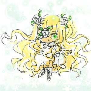 Rating: Safe Score: 0 Tags: 1girl blonde_hair cross-laced_footwear dress flower full_body green_eyes hair_flower hair_ornament image kirakishou long_hair pokemon_(creature) solo sparkle very_long_hair User: admin