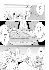 Rating: Safe Score: 0 Tags: blush comic doujinshi doujinshi_#87 dress food greyscale hair_ribbon image long_hair monochrome multiple multiple_girls ribbon short_hair User: admin