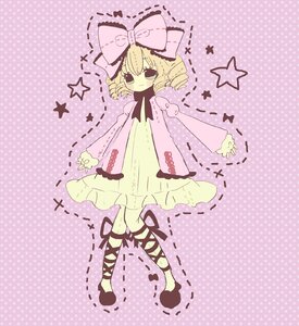 Rating: Safe Score: 0 Tags: 1girl blonde_hair blush bow color_guide cross-laced_footwear dress drill_hair full_body halftone halftone_background hina_ichigo hinaichigo image long_sleeves looking_at_viewer pink_bow pink_dress polka_dot polka_dot_background polka_dot_bikini polka_dot_bow polka_dot_bra polka_dot_dress polka_dot_legwear polka_dot_panties polka_dot_ribbon shoes short_hair smile solo standing star_(symbol) yellow_dress User: admin