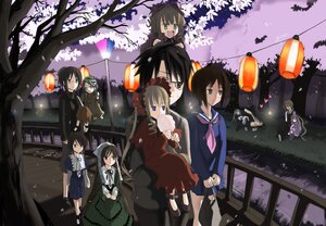Rating: Safe Score: 0 Tags: 6+girls animal_ears black_hair cherry_blossoms food green_eyes image japanese_clothes kimono lantern long_hair multiple multiple_girls paper_lantern school_uniform tagme tree User: admin