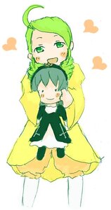 Rating: Safe Score: 0 Tags: :d ahoge green_eyes green_hair heart image kanaria long_sleeves open_mouth simple_background smile solo suigintou white_background User: admin