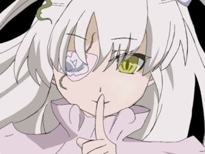 Rating: Safe Score: 0 Tags: 1girl bangs eyebrows_visible_through_hair grey_hair hair_between_eyes image kirakishou long_hair looking_at_viewer simple_background solo yellow_eyes User: admin