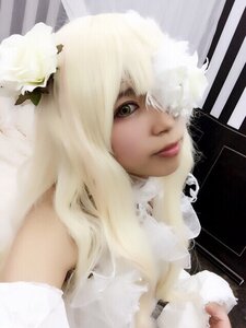 Rating: Safe Score: 0 Tags: 1girl bare_shoulders blonde_hair hair_ornament hair_over_one_eye kirakishou lips long_hair photo realistic solo tongue upper_body white_hair User: admin