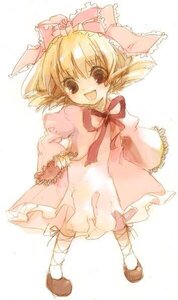 Rating: Safe Score: 0 Tags: 1girl :d auto_tagged blonde_hair bow dress full_body hinaichigo image looking_at_viewer open_mouth pink_bow pink_dress puffy_short_sleeves puffy_sleeves ribbon simple_background smile solo standing striped white_background User: admin