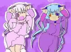 Rating: Safe Score: 0 Tags: 2girls auto_tagged barasuishou blue_eyes dress image kirakishou long_hair long_sleeves looking_at_viewer multiple_girls pair pink_dress purple_background purple_theme standing User: admin