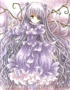 Rating: Safe Score: 0 Tags: 1girl artist_name barasuishou colored_pencil_(medium) dress flower frills hair_ornament image long_hair long_sleeves marker_(medium) ribbon rose sample silver_hair solo traditional_media two_side_up very_long_hair watercolor_(medium) watermark yellow_eyes User: admin