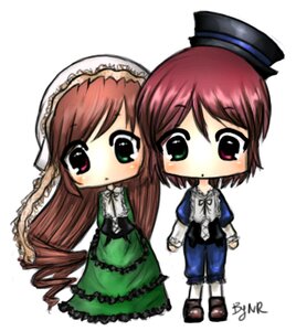 Rating: Safe Score: 0 Tags: 2girls auto_tagged blue_dress brown_hair chibi dress frills full_body green_dress green_eyes hat heterochromia image long_hair long_sleeves looking_at_viewer multiple_girls pair red_eyes short_hair siblings simple_background sisters souseiseki standing suiseiseki top_hat twins very_long_hair white_background User: admin