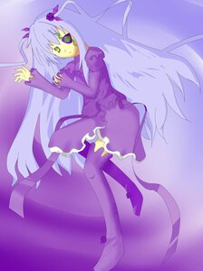 Rating: Safe Score: 0 Tags: 1girl barasuishou boots dress frills full_body image long_hair long_sleeves purple_dress purple_legwear purple_theme solo thighhighs very_long_hair User: admin