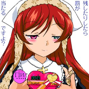 Rating: Safe Score: 0 Tags: 1girl blush head_scarf image long_hair nun oekaki red_hair solo suiseiseki veil User: admin