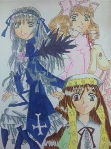 Rating: Safe Score: 0 Tags: 3girls blonde_hair blue_dress dress drill_hair hat image long_hair long_sleeves looking_at_viewer multiple multiple_girls ribbon shinku sisters suigintou suiseiseki tagme twin_drills wings User: admin