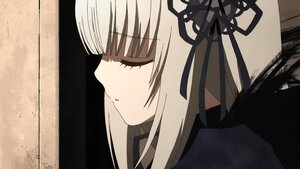 Rating: Safe Score: 0 Tags: 1girl bangs black_dress black_ribbon blush closed_eyes eyebrows_visible_through_hair from_side hair_ribbon image long_hair parted_lips portrait profile ribbon solo suigintou User: admin