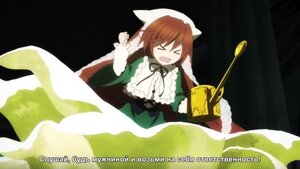 Rating: Safe Score: 0 Tags: 1girl >_< brown_hair closed_eyes dress green_dress image long_sleeves open_mouth solo suiseiseki User: admin