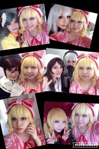 Rating: Safe Score: 0 Tags: 6+girls alice_margatroid blonde_hair blue_eyes flower hair_ornament hat lips long_hair looking_at_viewer medicine_melancholy multiple_cosplay realistic ribbon rose short_hair su-san tagme User: admin