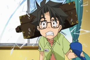 Rating: Safe Score: 0 Tags: 1boy black_hair clenched_teeth glasses human sakurada_jun screenshot solo teeth upper_body User: admin