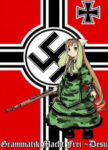 Rating: Safe Score: 0 Tags: 1girl blonde_hair dress green_eyes gun heterochromia image long_hair pantyhose red_eyes ribbon rifle solo suiseiseki very_long_hair weapon User: admin
