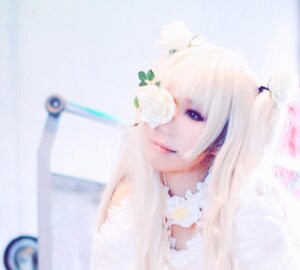 Rating: Safe Score: 0 Tags: 1girl auto_tagged bangs blue_eyes blurry blurry_background blurry_foreground depth_of_field jewelry kirakishou lips motion_blur solo white_hair User: admin