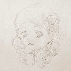 Rating: Safe Score: 0 Tags: 1girl crying crying_with_eyes_open flower image kanaria monochrome portrait sketch solo tears traditional_media User: admin