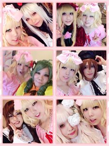 Rating: Safe Score: 0 Tags: 3d 6+girls blonde_hair blue_eyes bow everyone eyelashes flower hair_ornament hat jewelry lips lipstick long_hair looking_at_viewer makeup multiple_cosplay multiple_girls necklace realistic ribbon rose short_hair smile tagme User: admin