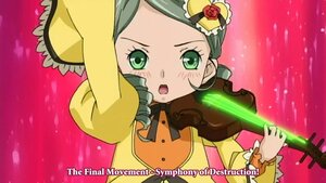 Rating: Safe Score: 0 Tags: 1girl :o blush drill_hair frills green_eyes green_hair guitar gun hat image instrument kanaria long_sleeves open_mouth rose solo twin_drills weapon User: admin