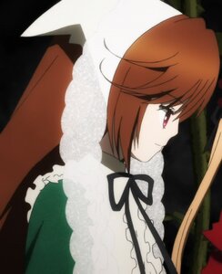 Rating: Safe Score: 0 Tags: 1girl bangs black_ribbon brown_hair closed_mouth dress frills from_side image long_sleeves neck_ribbon profile red_eyes ribbon short_hair smile solo suiseiseki upper_body User: admin