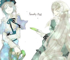 Rating: Safe Score: 0 Tags: 2girls blue_dress blue_eyes dress flower frills image long_hair long_sleeves multiple_girls pair short_hair siblings souseiseki suiseiseki very_long_hair User: admin