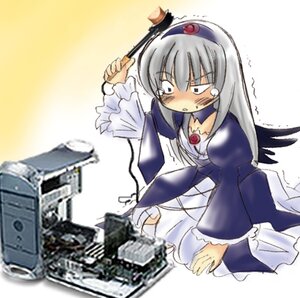 Rating: Safe Score: 0 Tags: 1girl black_wings blush dress frills ground_vehicle hairband image long_hair long_sleeves motion_blur photo silver_hair solo suigintou trembling wings User: admin