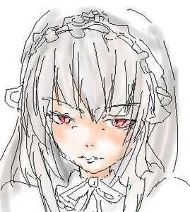 Rating: Safe Score: 0 Tags: 1girl bangs blush closed_mouth eyebrows_visible_through_hair grey_hair hair_between_eyes image maid_headdress red_eyes solo suigintou veil virtual_youtuber User: admin